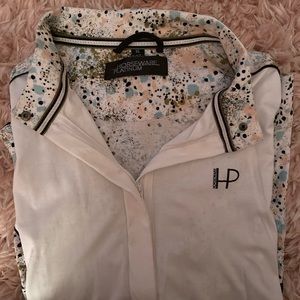 Horseware platinum equestrian show shirt size XL